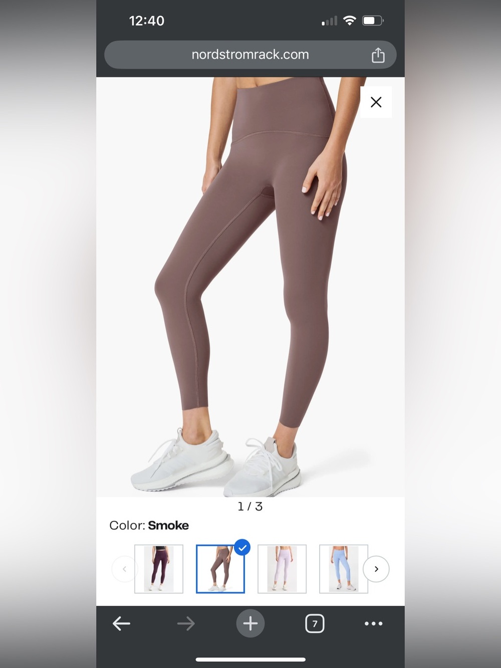 SPANX Smoke High-Waist Sculpting Leggings